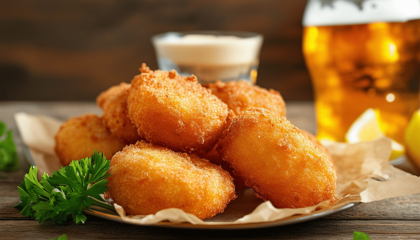 découvrez la recette parfaite des beignets de calamars à la pâte de bière, un plat croustillant et savoureux qui ravira vos papilles. idéal pour un apéritif ou un repas festif, laissez-vous séduire par cette gourmandise marine.