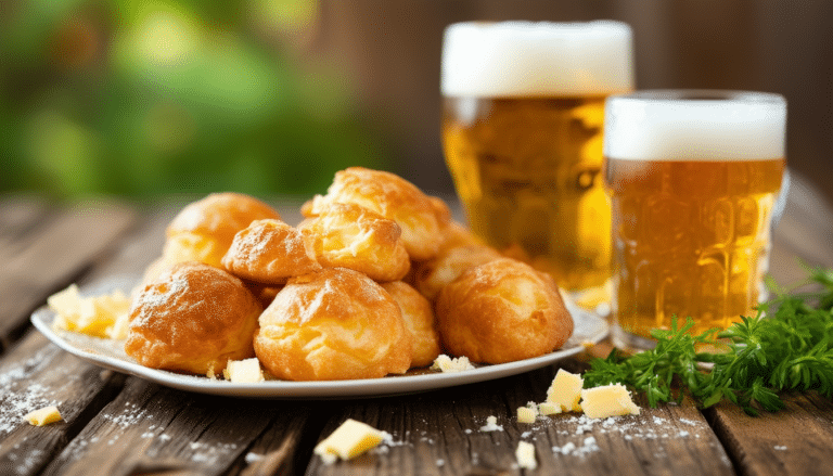 découvrez comment des gougères au fromage croustillantes se marient à merveille avec une bière blonde dans notre article. idéales pour un apéritif convivial, ces bouchées savoureuses rehausseront vos moments de partage. ne manquez pas nos astuces pour une harmonie parfaite entre ces délices et votre bière préférée !