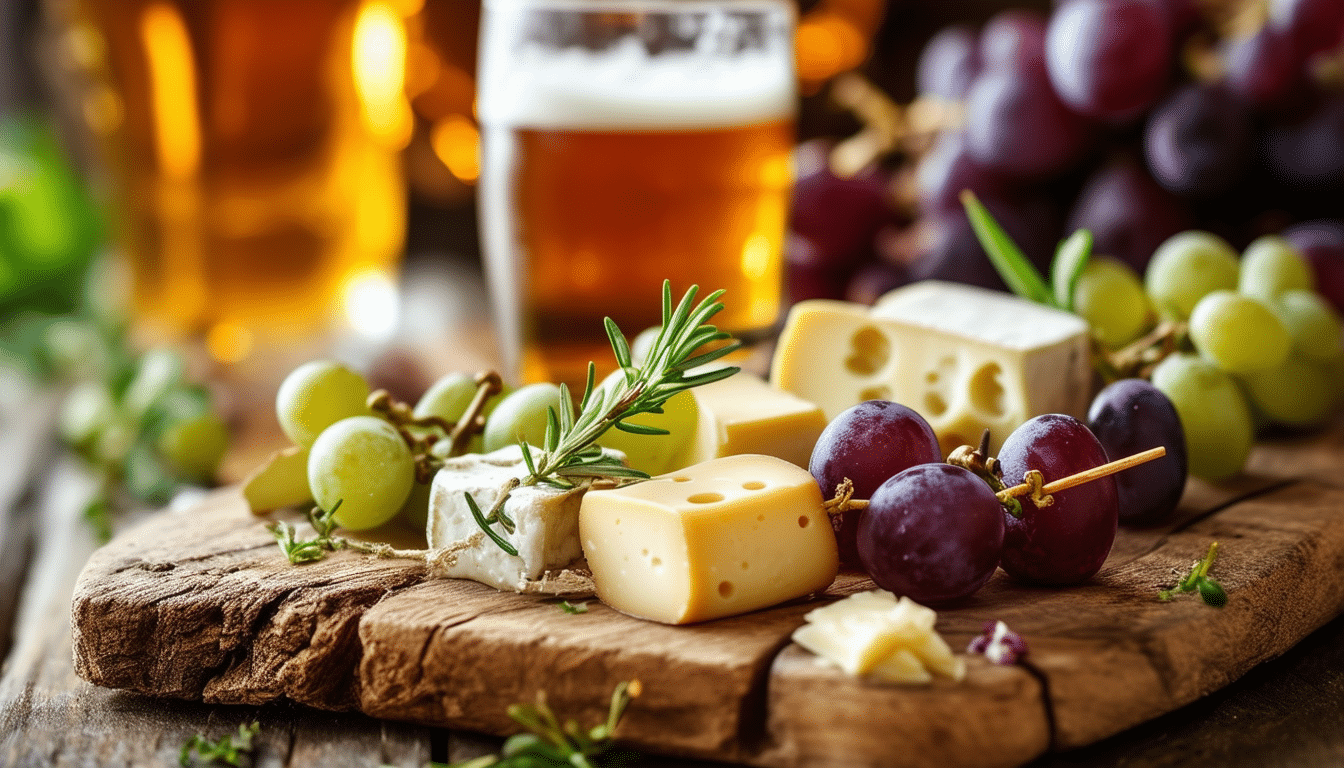 découvrez nos délicieuses brochettes de fromage et raisin, l'accompagnement idéal pour rehausser vos soirées bière. une alliance savoureuse et originale qui séduira vos convives à chaque gorgée.