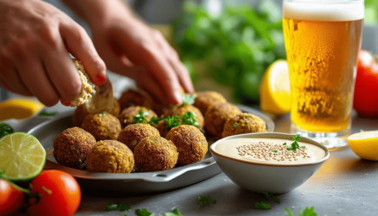 découvrez notre recette facile pour préparer des falafels savoureux accompagnés d'une délicieuse sauce tahini, et apprenez à les accorder parfaitement avec une bière blonde. idéale pour un repas convivial ou une soirée entre amis !