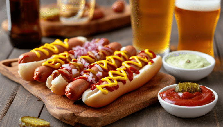 découvrez comment les mini hot-dogs se révèlent être l'accompagnement idéal pour vos soirées bière. faciles à préparer et savoureux, ces petits délices rehausseront vos moments de convivialité. parfaits pour les apéritifs, ils séduiront à coup sûr vos invités !