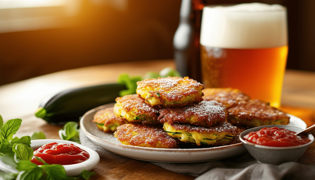 découvrez notre recette simple et délicieuse de beignets de courgette à la pâte de bière. parfaits pour un apéritif ou un repas léger, ces beignets croustillants et savoureux raviront vos papilles. préparez-vous à impressionner vos invités avec cette spécialité gourmande !
